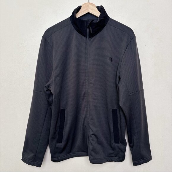 The North Face Mens Medium Wayroute Fleece Full Zip Active Training Jacket - Picture 2 of 16